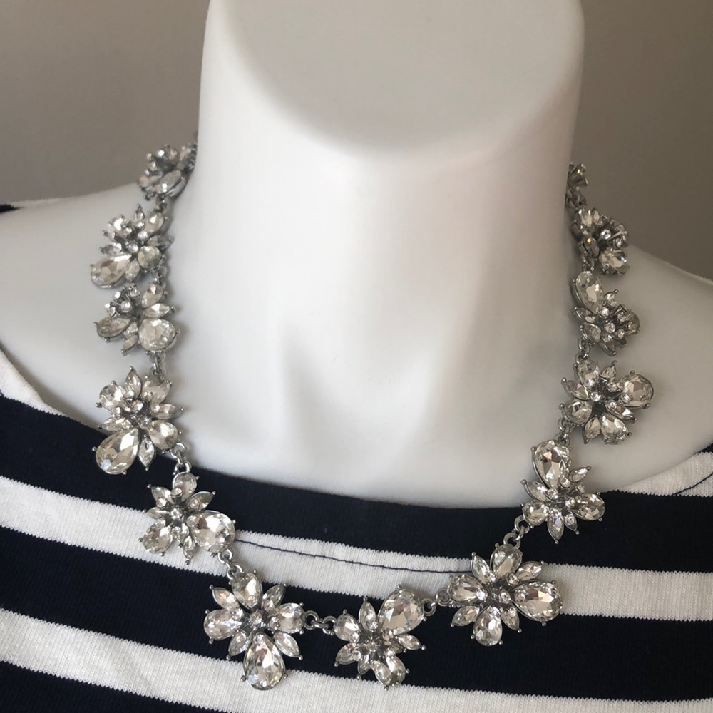 Talbots floral statement necklace